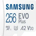 Samsung 256GB EVO Plus Gen2 Micro SD Memory Card with Adapter