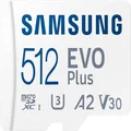 Samsung 512GB EVO Plus Gen2 Micro SD Memory Card with Adapter