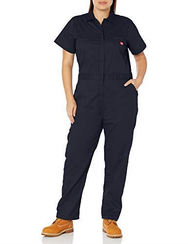 Dickies Men's Plus Size Flex Short Sleeve Coverall, Dark Navy, 1X