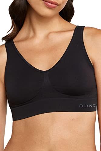 Bonds Women's Underwear Comfy Crop, Black, Medium