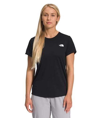 The North Face Women's Elevation Short Sleeve Tee, TNF Black, X-Small