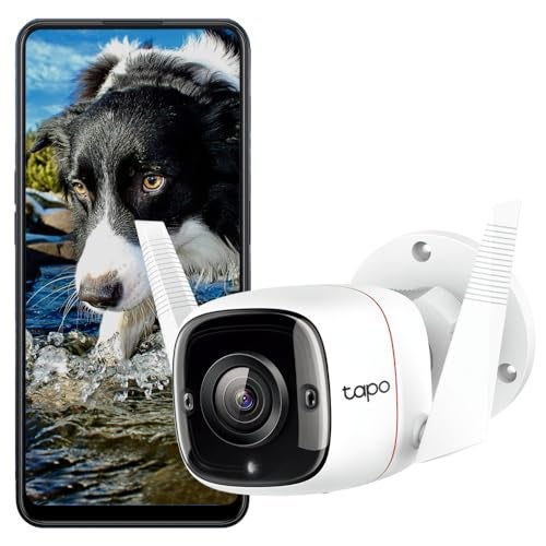 Tapo C310 Outdoor 2K 3MP Security Camera, AI Person Detection, Night Vision
