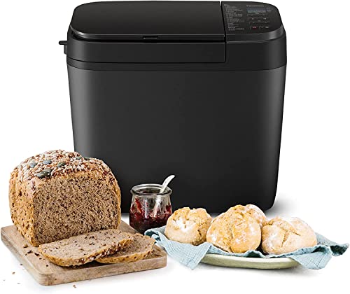Panasonic Premium Automatic Bread Maker with Fruit/Nut Dispenser, Artisan Kneading and 30 Programs including Gluten-Free, Black (SD-R2530KST)