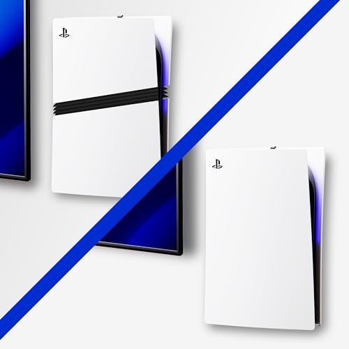 Wall Mount for PS5 PlayStation 5 Disc Edition and Digital Edition (Mounts The Console on Wall Near or Behind TV with Invisible Design), Including 2 Accessory Holders for Controller & Headset (Black)