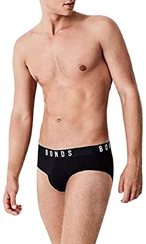 Bonds Men's Underwear Originals Brief, Black, Large