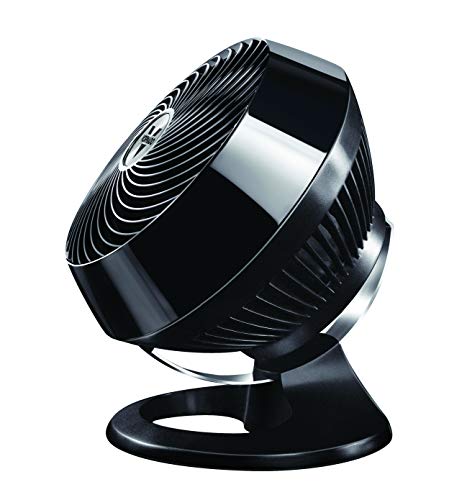 Vornado 660 Large Air Circulator – Whole-Room Vortex Air Flow – Black Finish – 4-Speed Electronic Controls – Adjustable Tilt-Head & Low-Noise Design – Ideal for Living Rooms, Bedrooms & Large Spaces