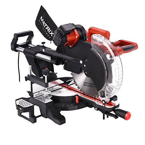 Matrix Power Tools Sliding Compound Mitre Saw Belt Driven Drop Saw Cut Off Saw