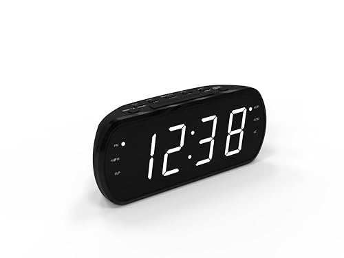 Aiwa Large Display Alarm Clock AM/FM Radio AWT2