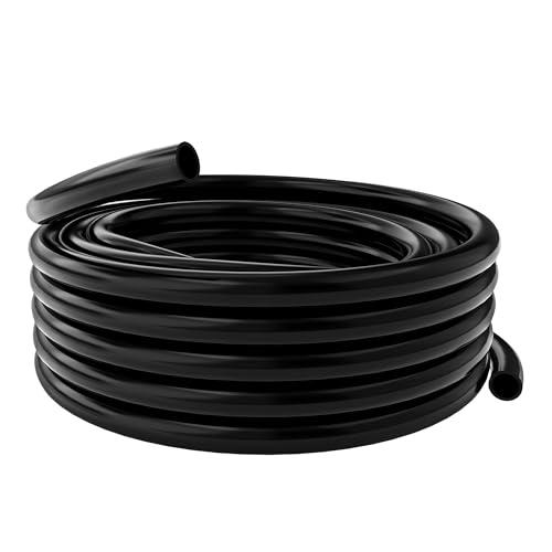 Alpine Corporation 100' PVC Tubing with 1/2" Inside Diameter for Ponds and Fountains, Black