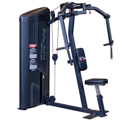 Body-Solid Pro Clubline PEC Fly & Rear Delt Machine for Home & Commercial Gym with 235 lb Weight Stack