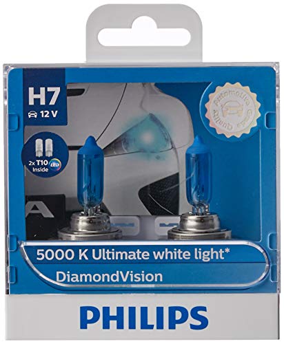 Philips 12V 55W 4300K H7 Diamond Vision Headlight Bulb 2-Pieces
