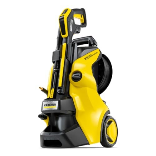 KÄRCHER K5 Premium 2300PSI Electric Pressure Cleaner/Washer, Smart Control Car & Home Kit, Flow Rate: 8.3ltr/min; 10m Hose/Hose Reel; Includes Multijet Lance, Surface Cleaner, Wash Brush + Detergent