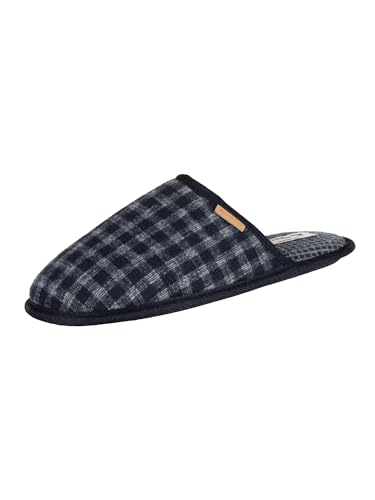 Ben Sherman Men's Rosewood Mule Slipper, Navy, 8-9 US