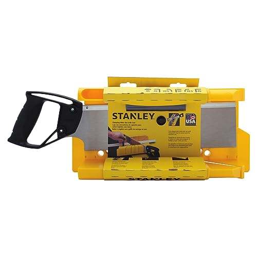 Stanley Clamping Mitre Box with Saw, 250 mm Length
