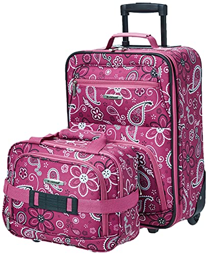 Rockland Fashion Softside Upright Luggage Set