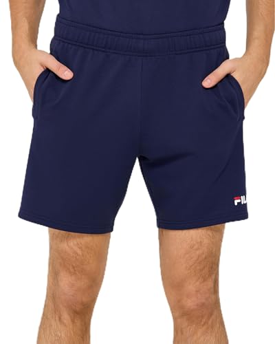 FILA Men's Romeo French Terry Short, New Navy, Large