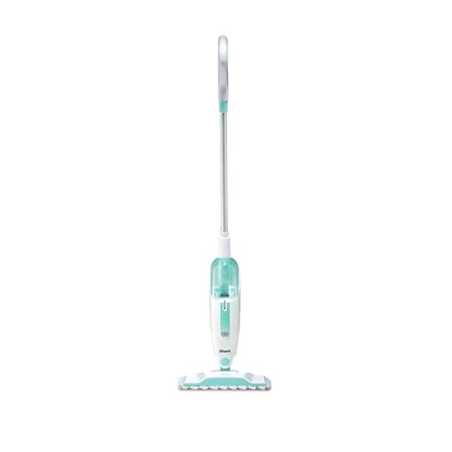 Shark Steam Mop, Powerful Hard Floor Cleaner and Steamer, Removable XL Water Tank, 5.5m Power Cord, Washable Dirt Grip Pads, S1000, White