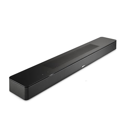 Bose Smart Soundbar (Black) - Dolby Atmos, Bluetooth Soundbar Speaker with Voice Control and Amazon Alexa Built-in, Works with Google Assistant Capabilities