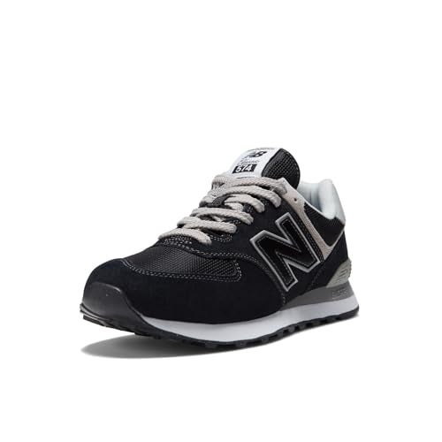 New Balance 574, Unisex-Adults' Trainers, Black Evb, 11.5 US