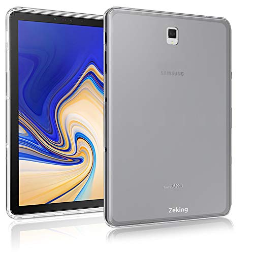 Samsung Galaxy Tab S4 (10.5 inch) T835 Case, Zeking Ultra Slim Thin Anti-Scratch TPU Rubber Soft Skin Silicone Premium Protective Case Cover Samsung Galaxy Tab S4 (10.5 inch) T835(Transparent)