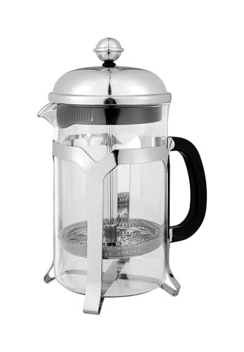 Avanti Domo Café Press Coffee Plunger, 800ml / 6 Cup, Stainless Steel