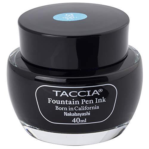 TACCIA TFPI-WD40-11 Blue Ink Fountain Pen Ink, Water-Based Dye, Sora