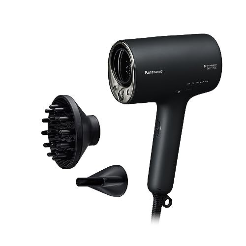 Panasonic Moisture Infusion Nanoe Technology Hair Dryer with Diffuser and Styling Nozzle (EH-NA0J-N765)