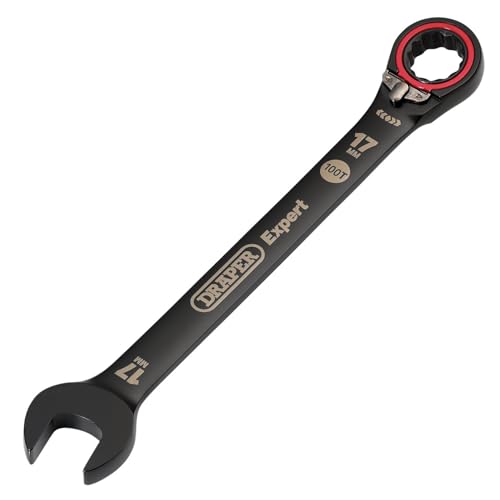 Draper Tools Reversible Ratchet Spanner, 17 mm