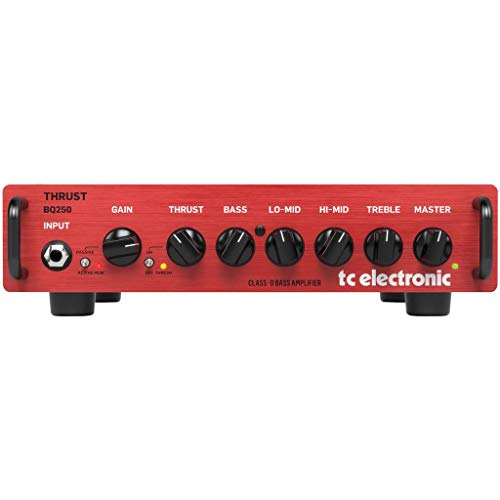 TC Electronic BQ250 Thrust Compact Bass Head, Red/Black