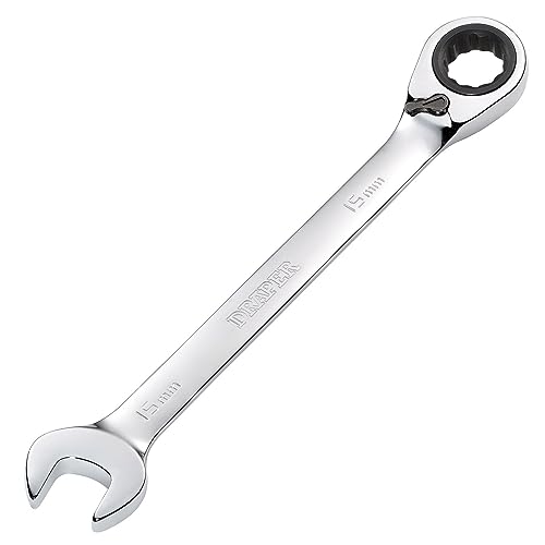 Draper 15mm Metric Ratcheting Combination Spanner