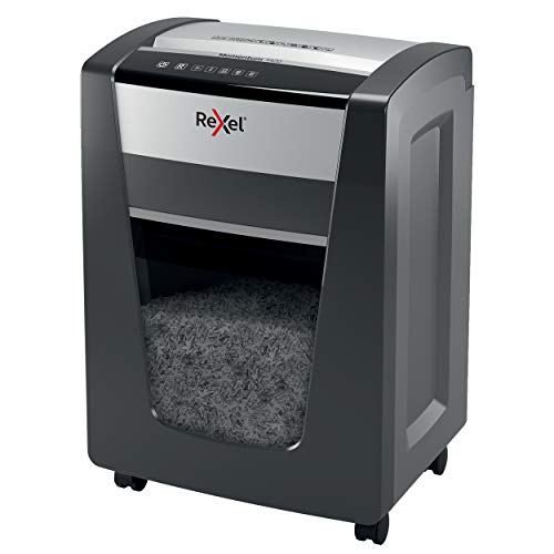 Rexel Momentum X420 Cross Cut Paper Shredder, Shreds 20 Sheets, 30 Litre Bin, Black, 2104578AU