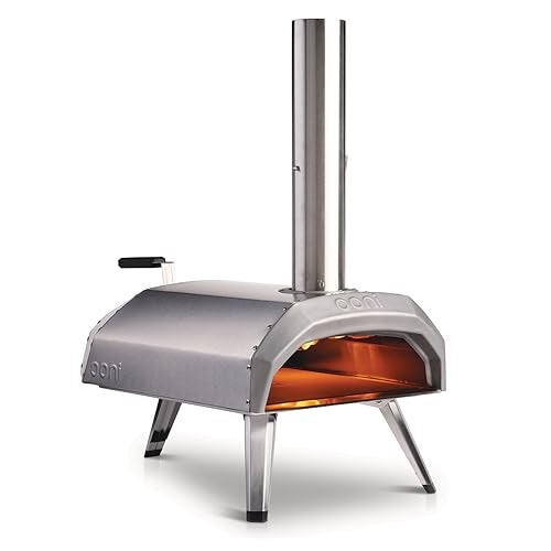 Ooni Karu 12 Multi-Fuel Outdoor Pizza Oven – Portable Wood and Gas Fired Pizza Oven. Woodfired & Stonebaked Pizza Maker, Countertop Dual Fuel Pizza Oven