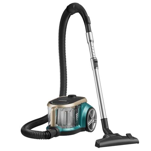 EUREKA NEN180 Bagless Vacuum Cleaner, Lightweight Cylinder Vacuum Cleaner with Single Cyclone System, 2000W Power Efficiency Motor, 2.2L Balgless Canister Vacuum Cleaner for Carpets and Hard Floors
