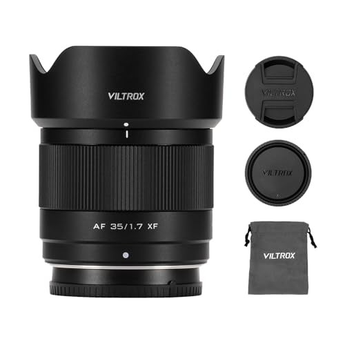 Viltrox AF 35mm f/1.7 APS-C Lens for Fuji X Mount, Autofocus Prime Lens Compatible with Fujifilm X-Mount Cameras X-S10 X-S20 X-A7 X-M5 X-E4 X-T1 X-T10 X-T2 X-T20 X-T3 X-T4 X-T100