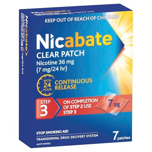 Nicabate Step 3 7mg Patch, Clear (Pack of 7)