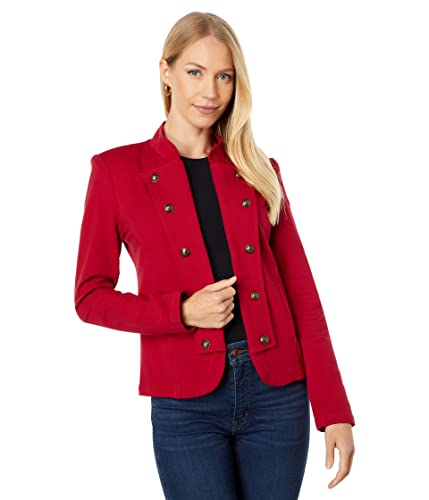Tommy Hilfiger Women's Band Jacket, Chili Pepper, X-Small