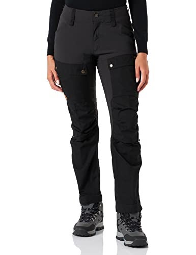 FJALLRAVEN Women's Keb Trousers Curved W, Black, 34