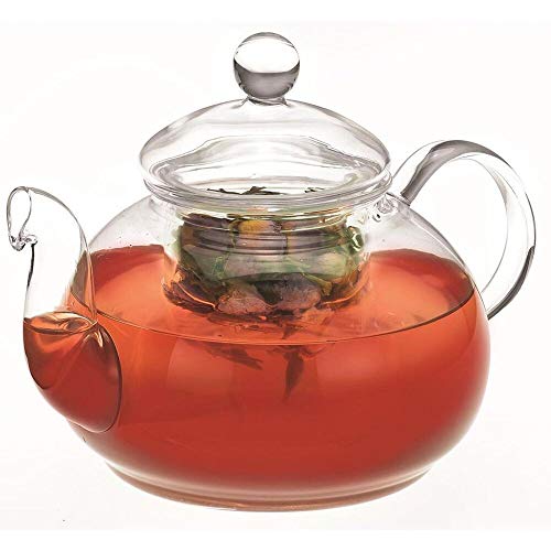 Avanti Eden Borosilicate Glass Teapot with Infuser, 800ml Capacity