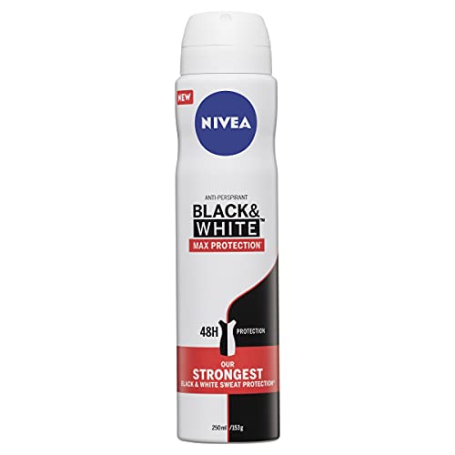 NIVEA Black & White Max Protection Anti-Perspirant Aerosol Deodorant 250ml