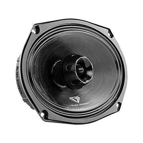 Black Diamond DIA-XT69 6 x 9 Inches Car Audio Mid-Range Loudspeaker with Built-in Bullet Tweeter 4-Ohm 550 Watts (1 Speaker)