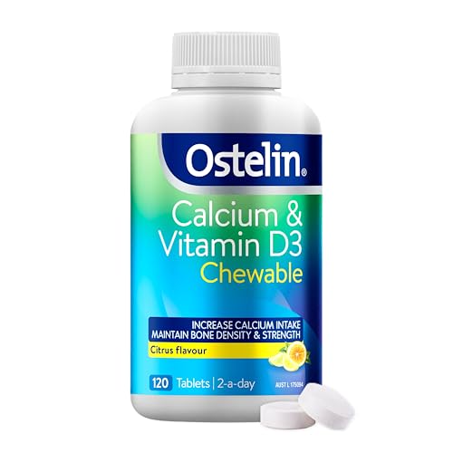 Ostelin Vitamin D3 and Calcium Chewable Tablets (120 Tablets)