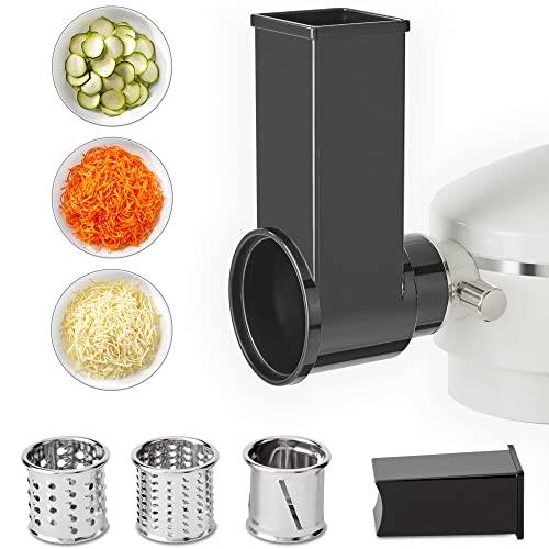 Instant Pot Slicer/Shredder Attachment for Instant Stand Mixer Pro, Includes 2 Shredding Blades, Slicing Blade, Food Pusher and Feeder Housing, Vegetable Chopper, Cheese Grater Attachment