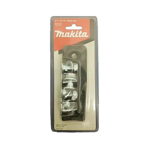 Makita Swing Back Mower Blade for PLM5116P PLM5126P Lawn Mowers (4 Pieces Set)