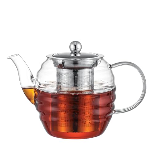 Dorsch Glass Wavy Kettle, 1200 ml Capacity