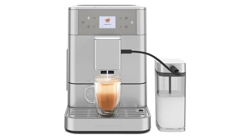 KitchenAid Fully Automatic Espresso Machine KF6 (5KES8556ASX) + Milk Container with hose