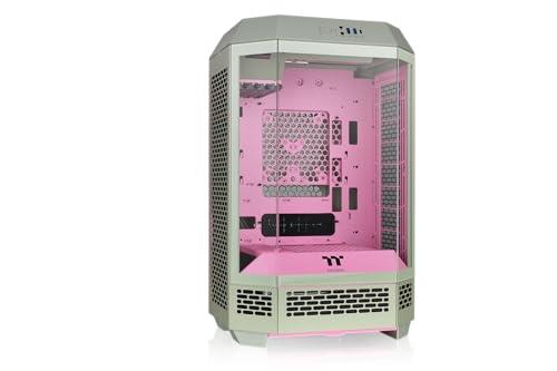 Thermaltake The Tower 300 Tempered Glass Micro Tower Case Matcha Plum Edition, CA-1Y4-00SJWN-00