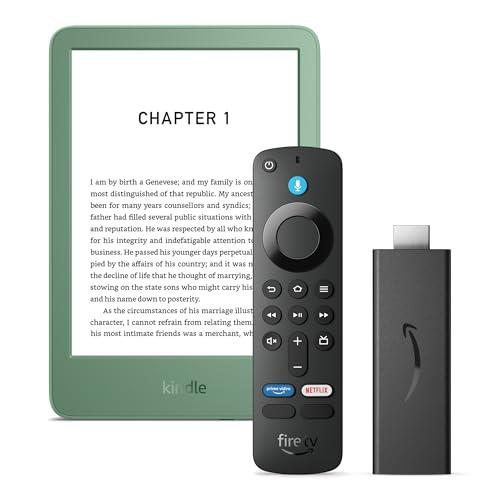 Travel Entertainment Bundle | Kindle and Fire TV Stick HD | Read on the go, stream at your destination