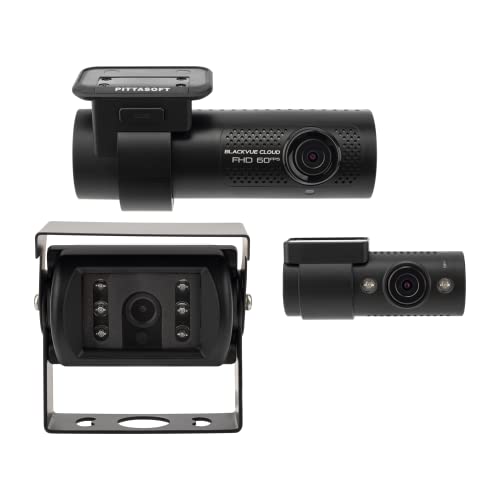 BlackVue DR750X Plus Full HD 3 Channel Dash Camera with 32GB SDHC