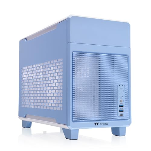 Thermaltake TR100 SFF Mini ITX Case Hydrangea Blue Edition, CA-11A-00SFNN-00