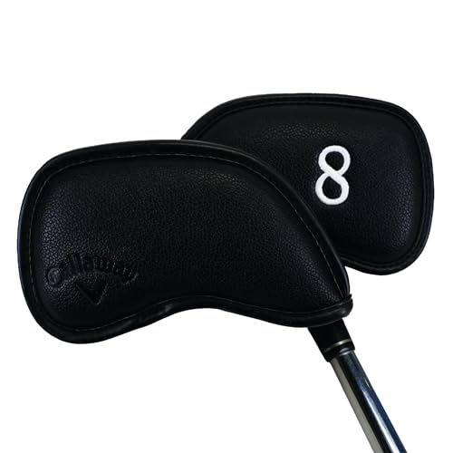Callaway Golf Magnetic Iron Headcovers Black - Iron headcovers to Protect Your Golf Clubs